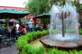 Fountain in a courtyard