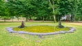 Fountain in Crystal Palace Gardens of Porto, Portugal Royalty Free Stock Photo