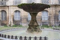 Fountain in D`Albertas Square, Aix-en-Provence Royalty Free Stock Photo