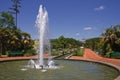 Fountain at Daniel Stowe Royalty Free Stock Photo