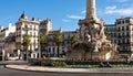 Fountain de Cantini at the Place Castellane in Marseille Royalty Free Stock Photo