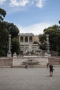 Fountain of Dea di Roma in Roma, Italy