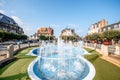 Fountain in Deauville, France Royalty Free Stock Photo