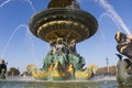 Fountain des fleuves, Concorde square, Paris Royalty Free Stock Photo