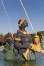 Fountain des Mers, Concorde square, Paris Royalty Free Stock Photo