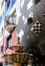Fountain detail at Hundertwasser, Vienna Royalty Free Stock Photo