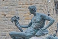 Fountain detail in the Piazza della Signoria in Florence Italy Royalty Free Stock Photo