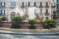 The fountain of Diana in Syracuse, Sicily, Italy Royalty Free Stock Photo