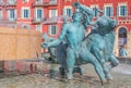 Fountain du Soleil on Place Massena in Nice France