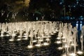 Fountain in Dubai UAE, February 2019