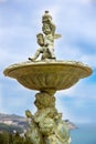 Fountain element with small angel