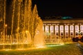 Fountain on the embankment in Baku city Royalty Free Stock Photo