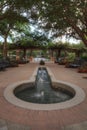 Fountain and entryway of the Garden of Hope and Courage