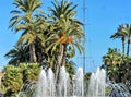 The fountain of the esplanade of Spain