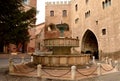 Fountain, Fabriano Royalty Free Stock Photo