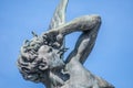 The Fountain of the Fallen Angel in Madrid, Spain