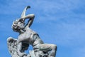 The Fountain of the Fallen Angel in Madrid, Spain.