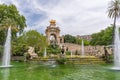 Fountain `Font de la Cascada` in Barcelona