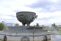 Fountain in the form of figure of Zilant in Kazan
