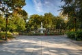 Fountain in Forsythe Park Royalty Free Stock Photo