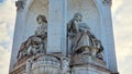 The Fountain of the Four Bishops, in Paris. Royalty Free Stock Photo