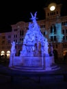 The Fountain of Four Continents in Trieste