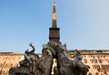 Fountain of the Four Rivers Royalty Free Stock Photo