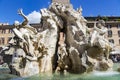 Fountain of the four Rivers with Egyptian obelisk