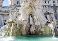 Fountain of the four Rivers with Egyptian obelisk