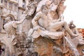 Fountain of Four Rivers at Piazza Navona, Rome