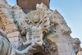 Fountain of the Four Rivers on the Piazza Navona, Rome Royalty Free Stock Photo