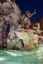 Fountain of the Four Rivers  in the Piazza Navona in Rome, Italy Royalty Free Stock Photo