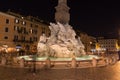 Fountain of the Four Rivers at Piazza Navona Rome Royalty Free Stock Photo