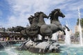 Fountain Four Seasons on Manezhnaya Square, Moscow