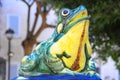 Fountain Frog Royalty Free Stock Photo
