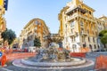 Fountain of the Frogs at Quartiere Coppede square in Rome