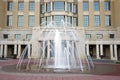 Fountain in front of courthouse in Lexington