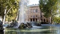 Fountain in front of the Croatian Academy of Sciences and Arts in Zagreb