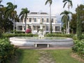 A fountain in front of the Devon House, Kingston, Jamaica Royalty Free Stock Photo