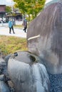 Fountain at the front of the JR Nikko station