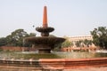 Fountain in front of the Sansad Bhawan, the Parliament House