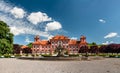 Fountain in front of Troja Palace, Prague Royalty Free Stock Photo