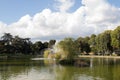 The fountain in the garden of Fortezza da Basso. Florence. Italy. Royalty Free Stock Photo