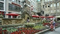 Fountain, Garden, Fruh Beer House - famous Cologne landmark