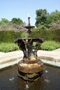 fountain in a garden, Hever castle, Kent, England Royalty Free Stock Photo