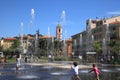 Promenade du Paillon of Nice in Southern France