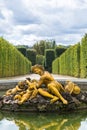 Fountain in the gardens of the Versailles Palace Royalty Free Stock Photo