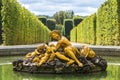 Fountain in the gardens of the Versailles Palace Royalty Free Stock Photo