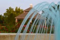 Fountain Gazebo and Roses