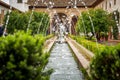 Fountain in Generalife gardens